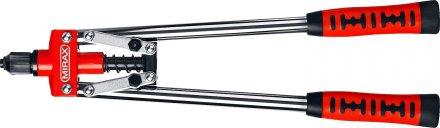 Заклепочник двуручный, MIRAX 31034, для заклёпок d=3,2 / 4,0 / 4,8 мм из алюминия и стали, литой корпус 31034_z01 купить в Тюмени