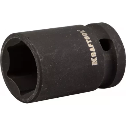 Торцовая головка KRAFTOOL &quot;INDUSTRIE QUALITAT&quot; ударная (1/2&quot;), FLANK, Cr-Mo, фосфатированная, 15 мм 27940-15 купить в Тюмени