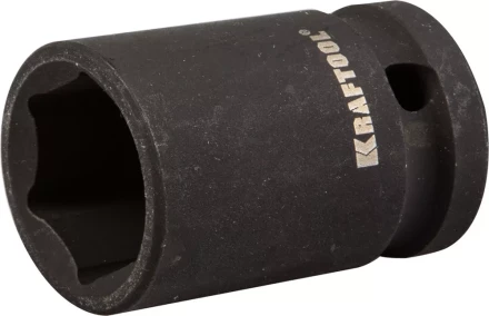 Торцовая головка KRAFTOOL &quot;INDUSTRIE QUALITAT&quot; ударная (1/2&quot;), FLANK, Cr-Mo, фосфатированная, 15 мм 27940-15 купить в Тюмени