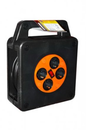 Удлинитель электрический силовой кат- чемодан 50м 4роз ЭНКОР 69616 купить в Тюмени