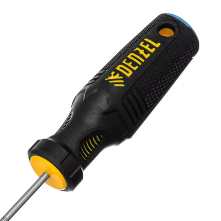 Отвертка, SL3х75 мм, S2, 3к рукоятка Denzel 121887 купить в Тюмени