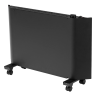 Конвектор электрический Denzel XCE-1500 B, 230 В, 1500 Вт, X-образный нагреватель черный 98128 купить в Тюмени