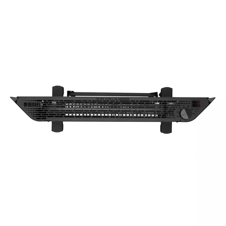 Конвектор электрический Denzel XCE-1500 B, 230 В, 1500 Вт, X-образный нагреватель черный 98128 купить в Тюмени