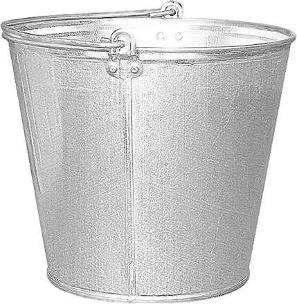 Ведро, 9 л, оцинкованное  СИБРТЕХ Россия 67590 купить в Тюмени