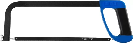 Ножовка по металлу, СИБИН 15781, металлическая рамка, проходящая сквозь рукоятку, 300 мм 15781 купить в Тюмени