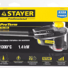 Газовая горелка "ProTerm" на баллон, STAYER "PROFESSIONAL" 55582, с пьезоподжигом, регулировка пламени, вихревое пламя, цанговое соединение, 1300С 55582 купить в Тюмени