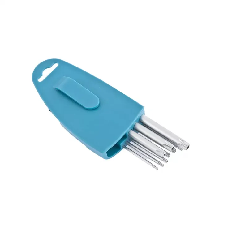 Набор ключей имбусовых TORX-TT T10-T50 удлиненные S2 сатинированные 9 шт Gross 16407 купить в Тюмени
