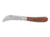 Нож садовый 170 мм складной изогнутое лезвие деревянная рукоятка  PALISAD 79001 купить в Тюмени