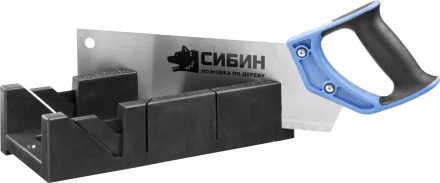 Ножовка СИБИН с двухкомпонентной рукояткой, стусло для заготовок 100х50мм, 300мм 15385-35 купить в Тюмени