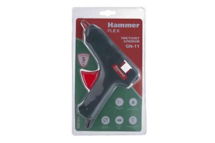 Пистолет клеевой HAMMER GN-11 купить в Тюмени
