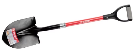 Лопата ЗУБР &quot;МАСТЕР&quot; САДОВОД штыковая, фиберглассовый черенок, пластиковая рукоятка, 295x215x1000мм 39547_z01 купить в Тюмени