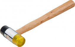 Молоток рихтовочный бойки 35 мм комбинированная головка деревянная ручка SPARTA