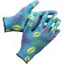 Перчатки GRINDA садовые, прозрачное нитриловое покрытие, размер S-M, синие 11296-S купить в Тюмени