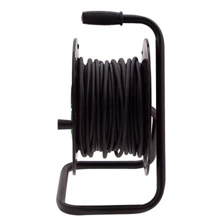 Удлинитель силовой 30 м Сибртех 95863, 16А, тип УХ10, ПВС, на кабельной катушке, 4 розетки без заземления купить в Тюмени