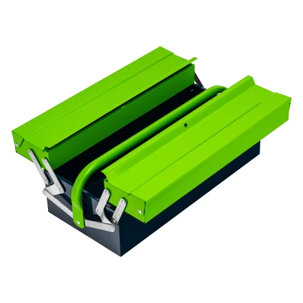 Ящик для инструмента Сибртех 90750, 430 х 200 х 160 мм, три секции, металлический купить в Тюмени