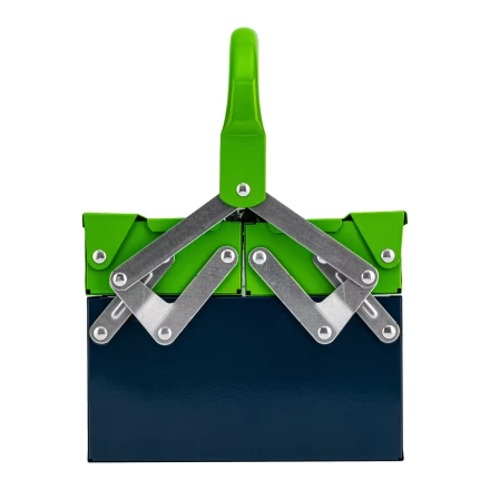 Ящик для инструмента Сибртех 90750, 430 х 200 х 160 мм, три секции, металлический купить в Тюмени