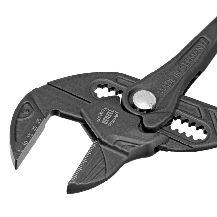 Клещи переставные Denzel 17910, кнопочный механизм, обливные рукоятки, сантехнические, 250 мм купить в Тюмени