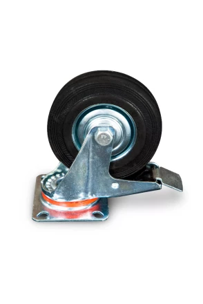Колесо поворотное резина SCb 55 125 мм с тормозом (N) 1024167 купить в Тюмени