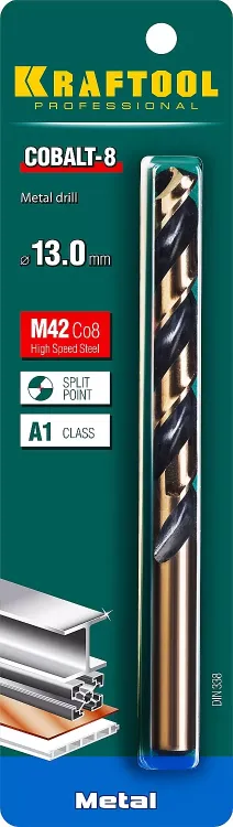 Сверло по металлу HSS-Co 29656-13 купить в Тюмени