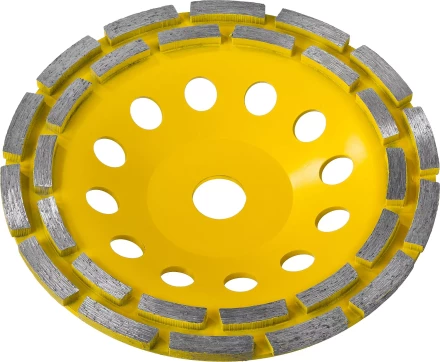 Чашка STAYER &quot;PROFESSIONAL&quot; алмазная сегментная двухрядная, высота 22,2мм, 180мм 33381-180 купить в Тюмени