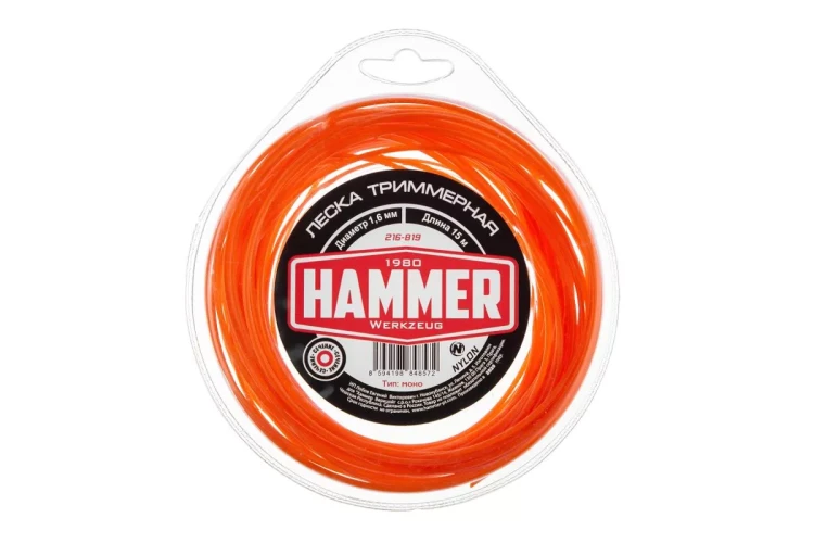 Леска для триммеров HAMMER 216-819 купить в Тюмени