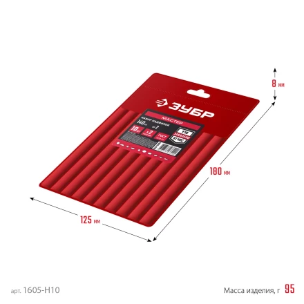 ЗУБР 10 шт, 140 мм, набор надфилей в чехле (1605-H10) купить в Тюмени