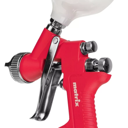 Краскораспылитель HP пневмат. с верхним бачком V= 0,6 л, сопло диаметром 1.7 мм// Matrix 57321 купить в Тюмени