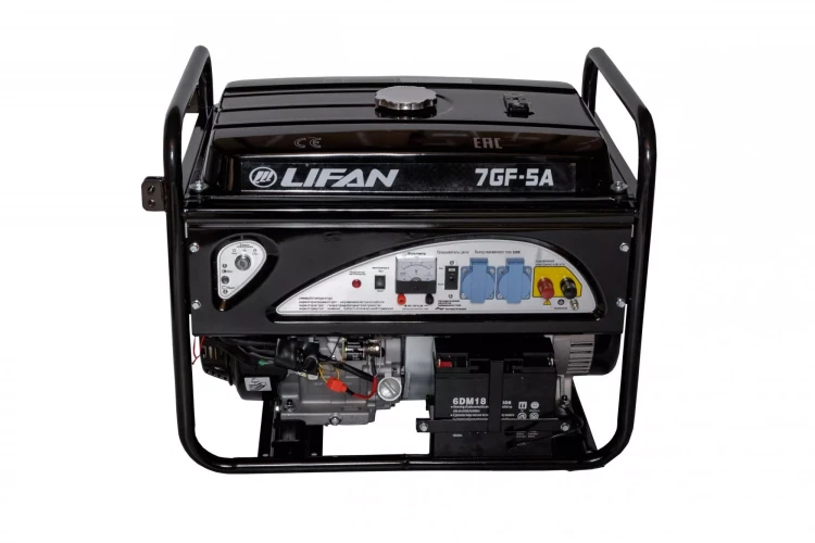 Бензогенератор LIFAN 7GF-5A автомат купить в Тюмени