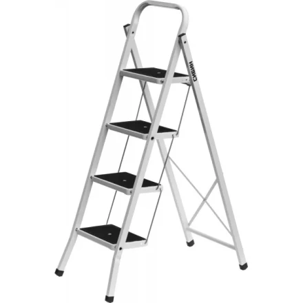 Лестница-стремянка СИБИН стальная c широкими ступенями, 4 ступени 38807-04 купить в Тюмени