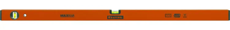 Уровень KRAFTOOL коробчатый усиленный, точность (0,5мм/м), 2 ампулы, 100 см 34577-100 купить в Тюмени