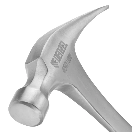 Молоток-гвоздодер 450 г Denzel, цельнометаллический, двухкомпонентная рукоятка, 10423 купить в Тюмени