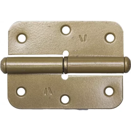 Петля накладная стальная &quot;ПН-85&quot;, цвет золотой металлик, левая, 85мм 37643-85L купить в Тюмени