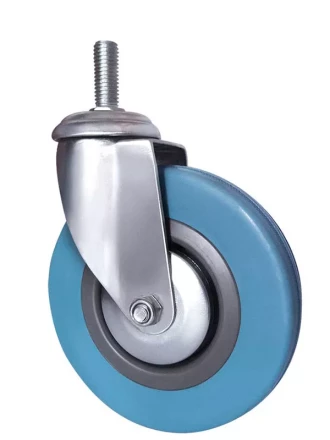 Колесо аппаратное поворотное SCtg 55 125 мм с болтом (зеленое) (F) 1010006 купить в Тюмени