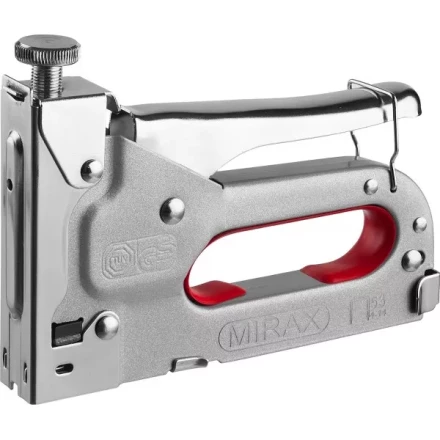 Степлер с регулировкой силы удара, металлический корпус, для тонкой скобы тип 53 (4-14 мм), MIRAX 3144 купить в Тюмени