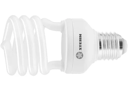 Лампа компактная люминесцентная полуспиральная 30W 2700K E27 8000ч Stern 90905 купить в Тюмени