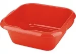Таз пластмассовый квадратный 18л, красный ТМ Elfe 92987 купить в Тюмени
