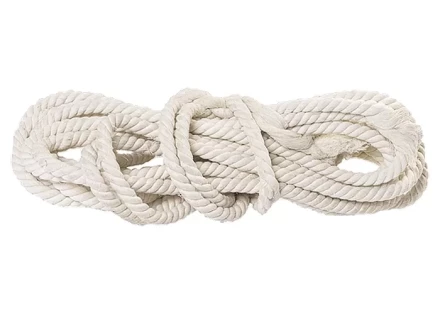 Веревка хлопчатобумажная D 10 мм L 11 м крученая 211 кгс Россия 94001 купить в Тюмени