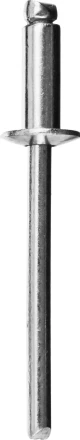 Заклепки ЗУБР из нержавеющей стали, 4,8x16мм, 500шт 31315-48-16 купить в Тюмени