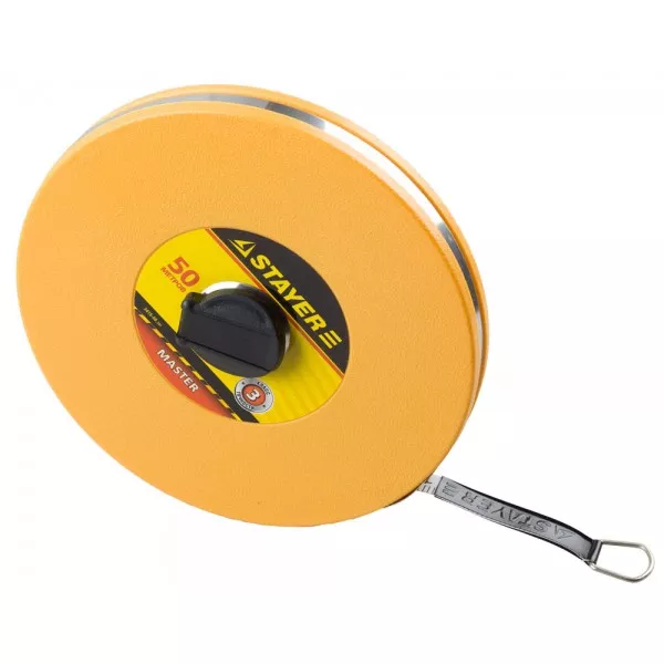 Мерная лента STAYER "MASTER" F-50, фиберглассовое двустороннее полотно, 50м 3415-50_z01 купить в Тюмени