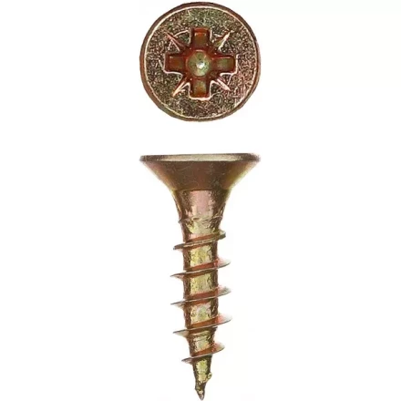 Шурупы ЗУБР &quot;МАСТЕР&quot; по дереву желтопассивированные, 5.0x20мм, 45шт 300396-50-020 купить в Тюмени