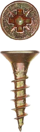 Шурупы ЗУБР &quot;МАСТЕР&quot; по дереву желтопассивированные, 5.0x20мм, 45шт 300396-50-020 купить в Тюмени