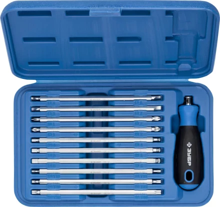 Набор ЗУБР: Отвертка с 2сторонними стержнями, пластик бокс, хромованадиевая сталь, 11 предметов, 175мм 25426-H11 купить в Тюмени