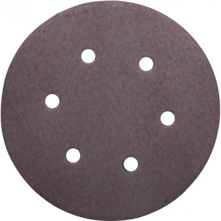 Круг шлифовальный URAGAN &quot;Универсальный водостойкий с покрытием стеарата цинка&quot; на липучке, 6 отв., P320, 150мм, 50шт 907-44113-320-50 купить в Тюмени