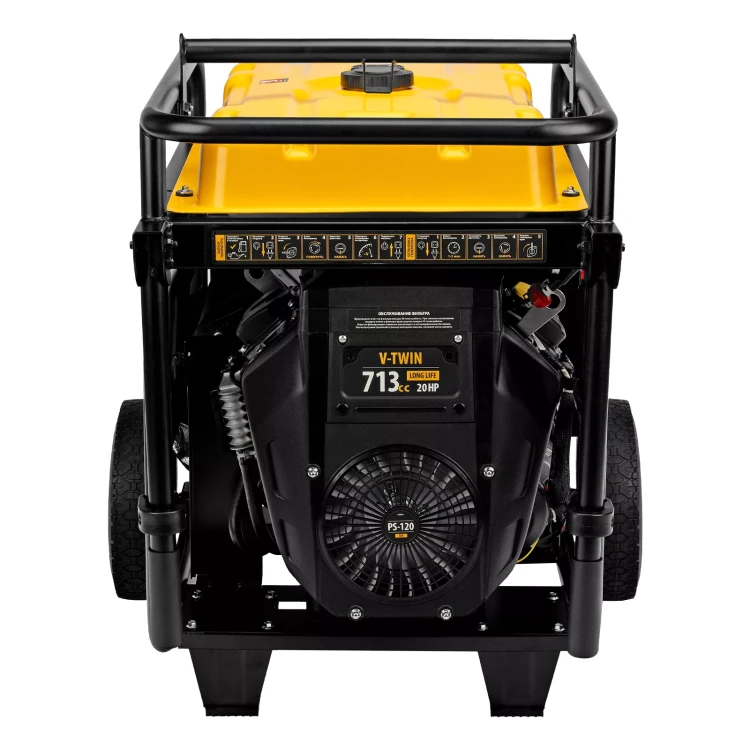 Генератор бензиновый Denzel PS-120EA, 12 кВт,230 В, 40л, разъём ATS,эл.старт купить в Тюмени