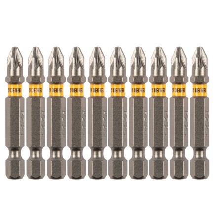 Бита PZ2х50, сталь S2, шестигранный профиль, 10 шт. Е 6,3 Denzel 11656 купить в Тюмени