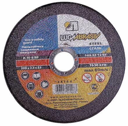 Круг отрезной по металлу 230 х 2,5 х 22 мм А30 Луга купить в Тюмени
