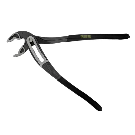 Клещи переставные Denzel 17902, обливные рукоятки, 240 мм купить в Тюмени
