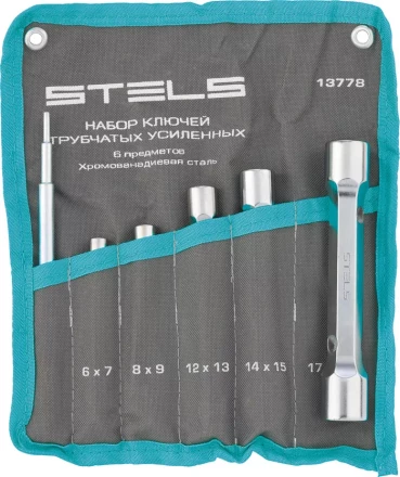 Набор ключей трубок торцевых усиленных 6 пред., CrV Stels 13778 купить в Тюмени