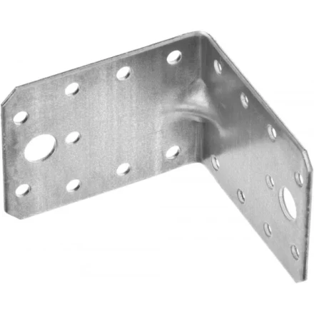 Крепежный угол ЗУБР &quot;МАСТЕР&quot; усиленный, 55х70х70мм, 20шт 310115-55-070 купить в Тюмени