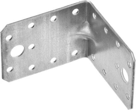 Крепежный угол ЗУБР &quot;МАСТЕР&quot; усиленный, 55х70х70мм, 20шт 310115-55-070 купить в Тюмени